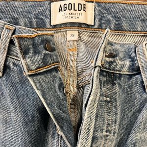 Agolde Button Fly Jeans